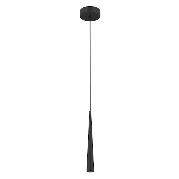 Westgate Power & CCT Adjustable Tapered Pendant with 6Ft Adj. Cord, Black, 3W/6W/9W, 3000K/4000K/5000K LCFT-MCTP-BK - main